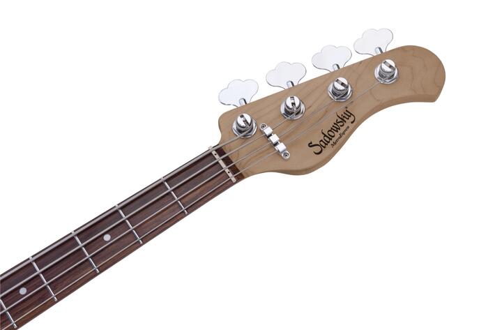 MetroExpress 21-Fret Hybrid P/J Bass, Morado Fingerboard, 4-String - Solid Candy Apple Red Metallic 