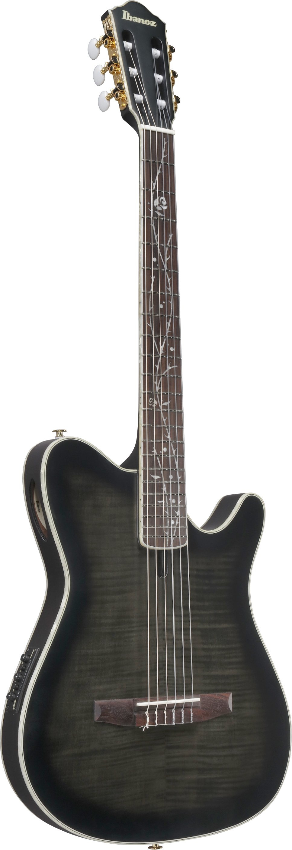 TOD20FMN Tim Henson Signature Nylon String Black Burst Fade Low Gloss