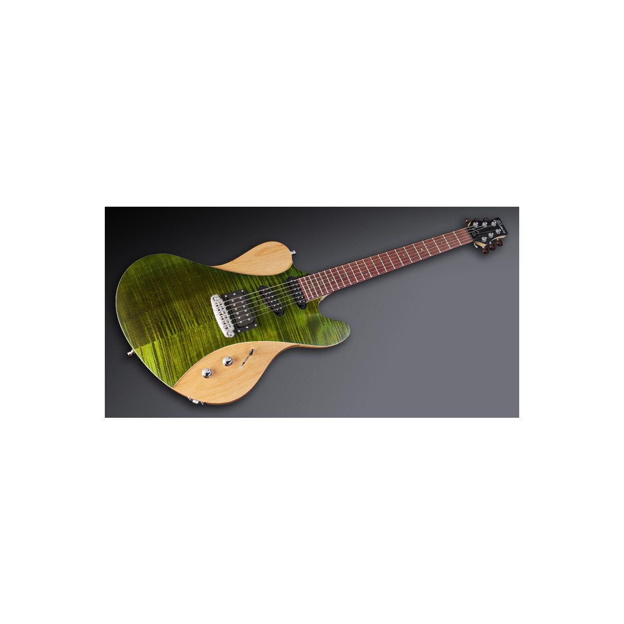 Masterbuilt Idolmaker 5'R - Emerald Green Transparent High Polish / Satin Back & Sides