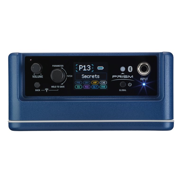 PRISM-MINI Blue Portable Stereo Multi Fx Guitar Amp