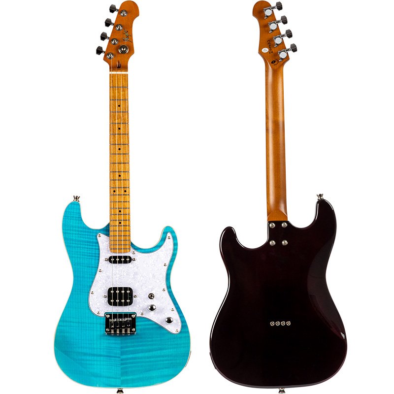 Pathfinder Ocean Blue Baritone Electric Ukulele