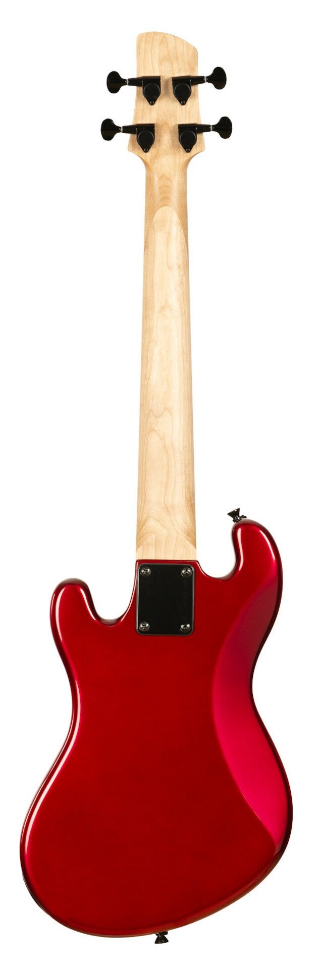 U-Bass Solid Body 4-String Candy Apple Red Fretted with Bag