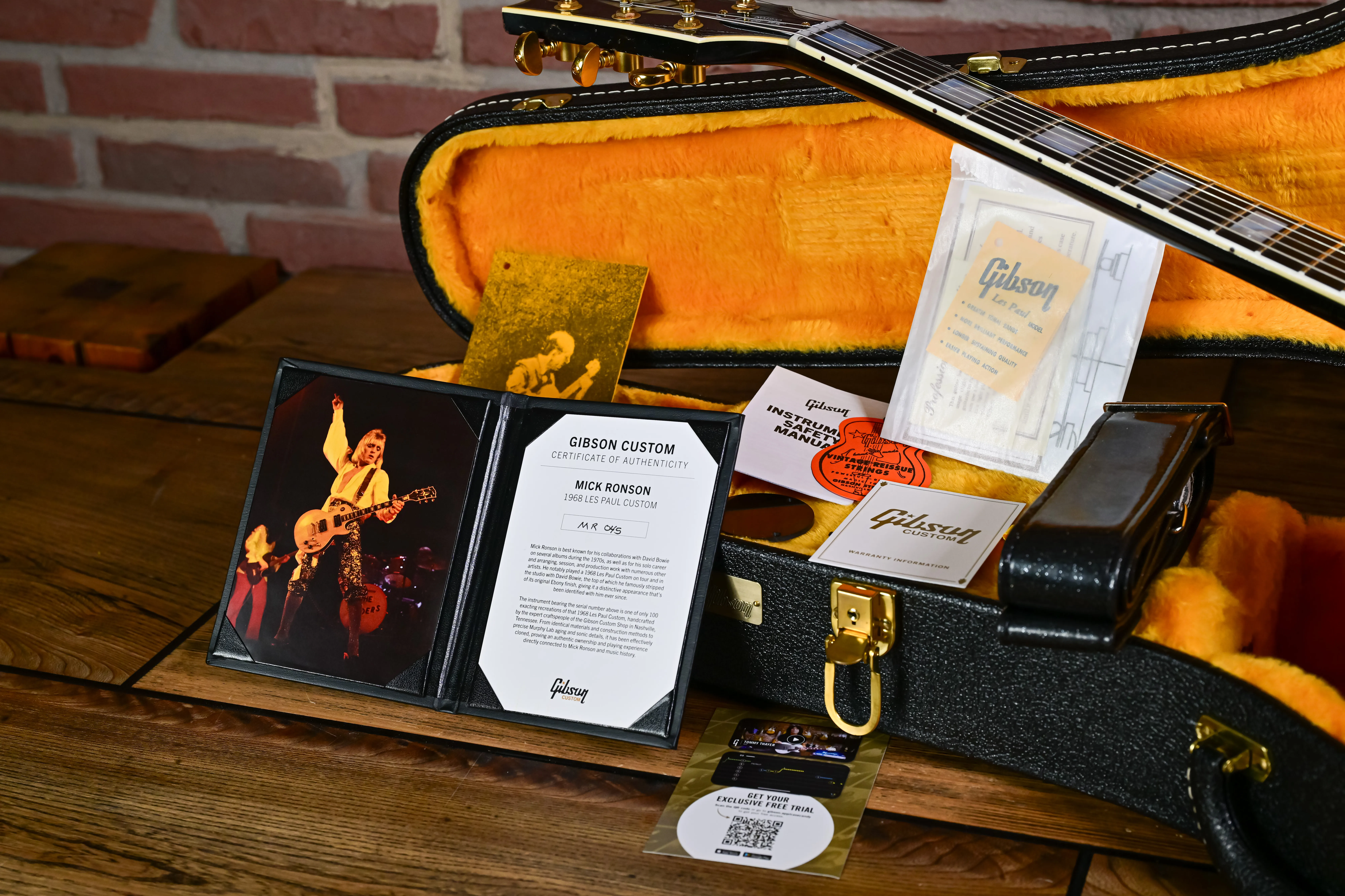 Custom Shop Mick Ronson 1968 Les Paul Custom