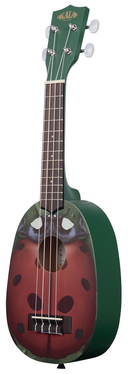 KA-NV-LBUG - Novelty Series Ladybug Soprano Ukulele, with Bag