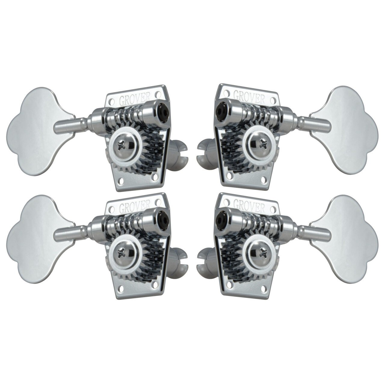 142C Vintage Bass Machines - Bass Machine Heads, 2 + 2 - Chrome