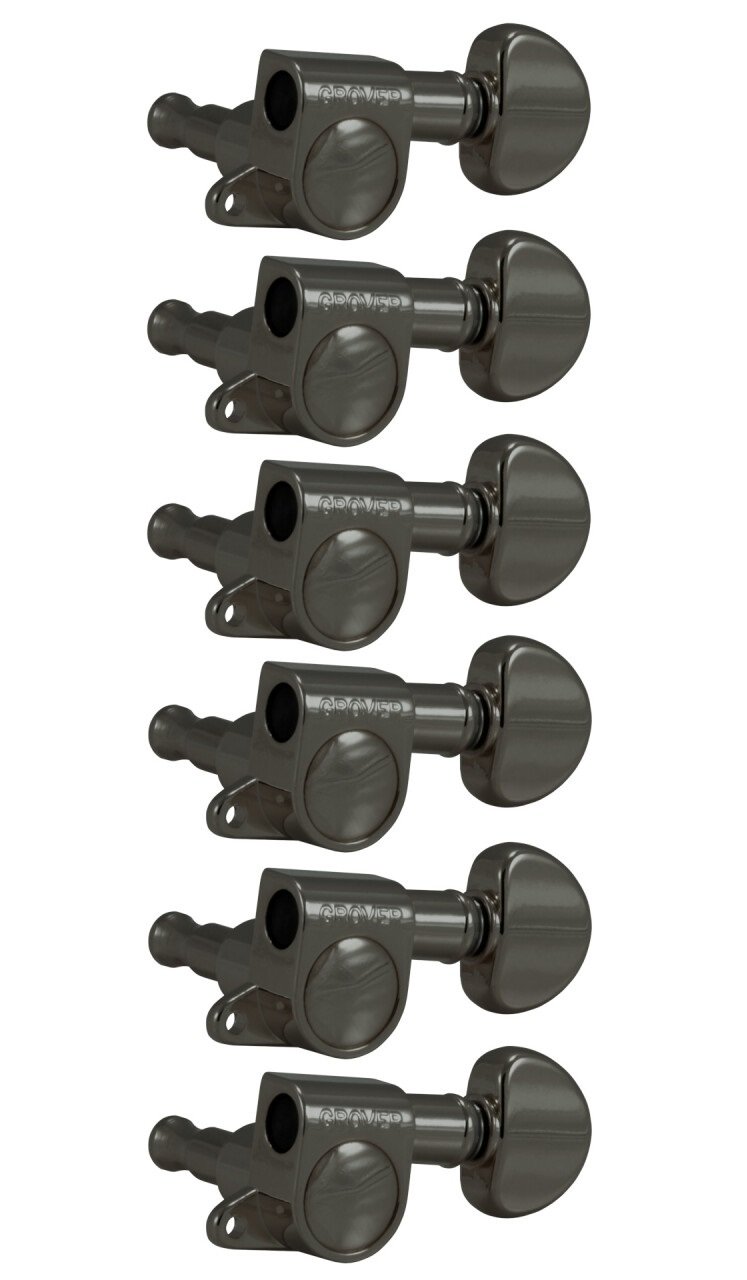 205BN6 Mini Rotomatics  Machine Heads - Black Nickel
