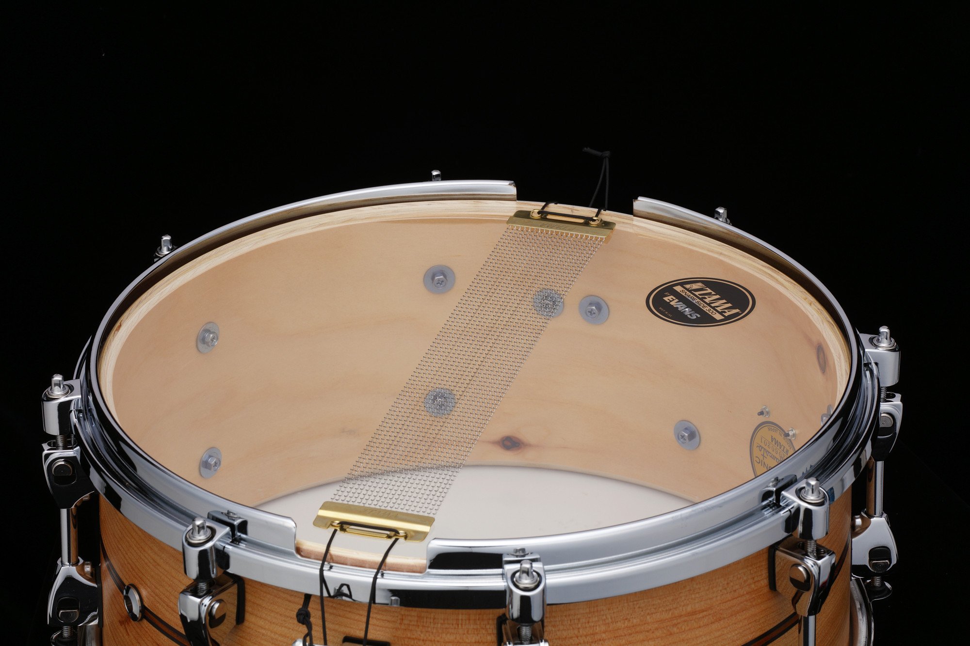 Starphonic Spruce Snaredrum 14" x 6" - Satin Natural Spruce/Chrom HW