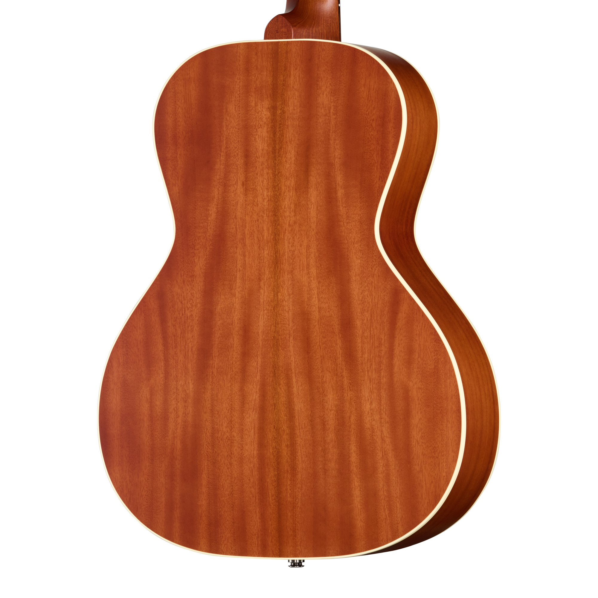 Akustikgitarre, Holzkorpus, Mahagonifarben, Cremefarbenes Binding