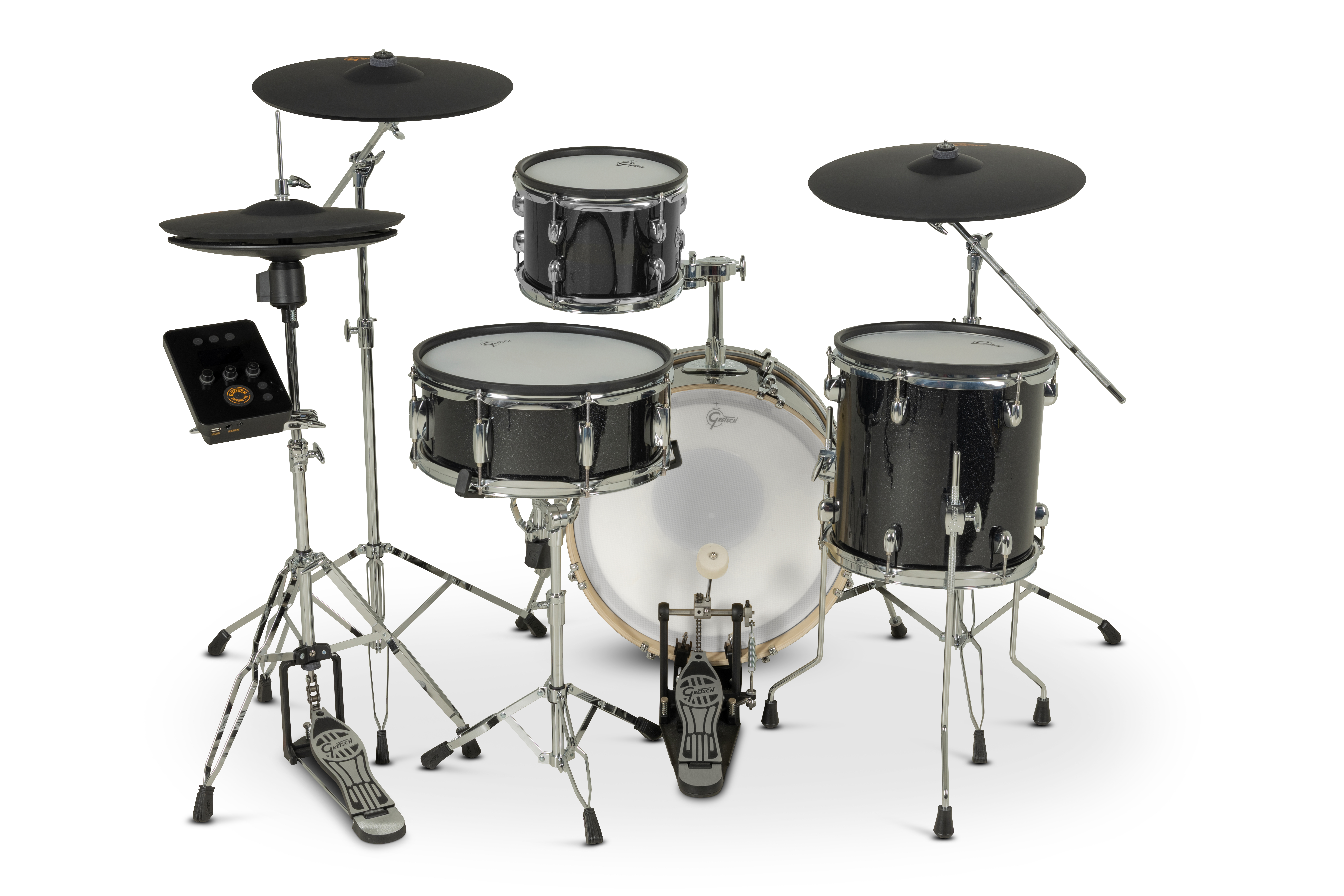 Catalina Evo 4pc Drumset Black Sparkle