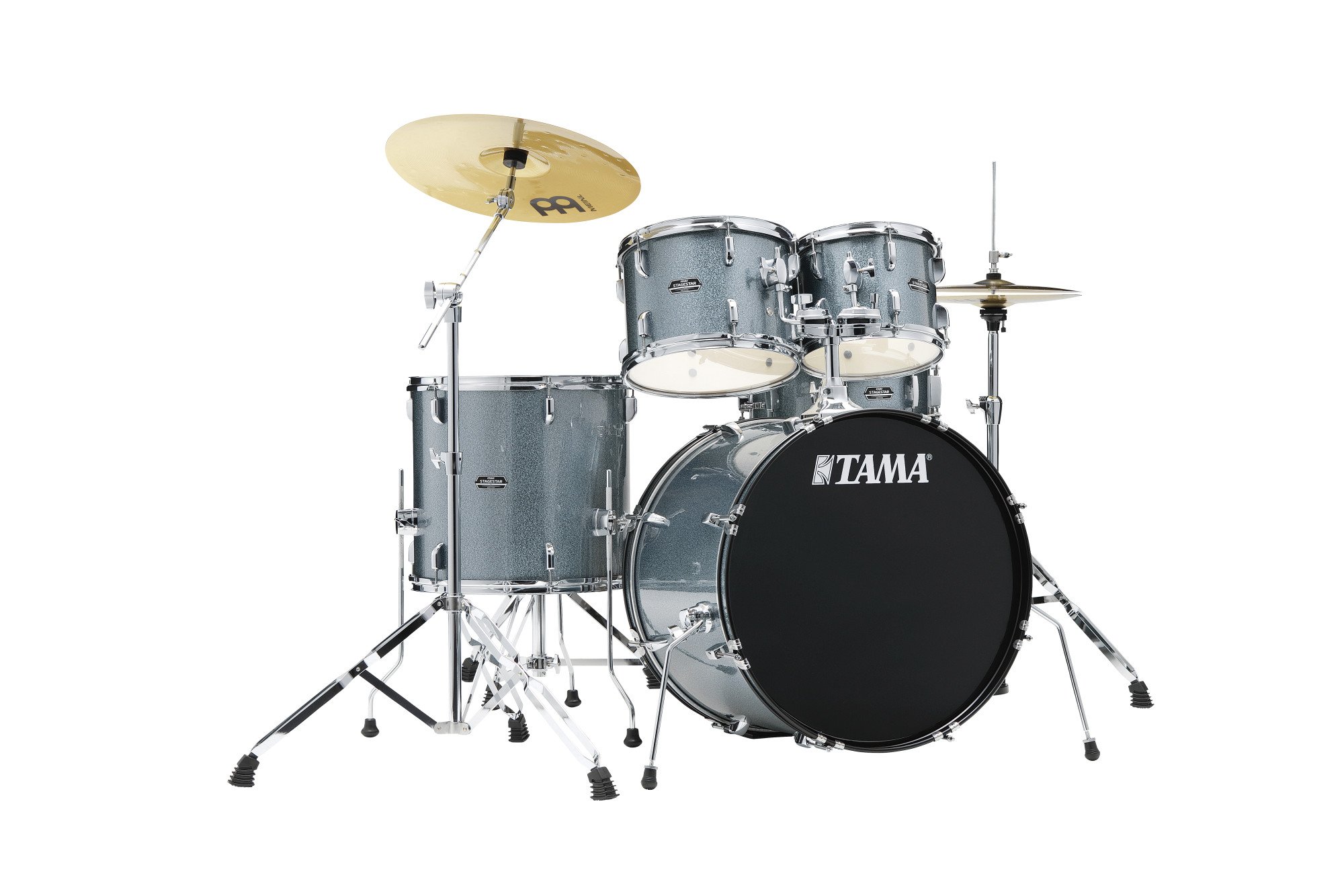 Stagestar 22 Drumkit 5 teilig - Sea Blue inkl. Hardware & Meinl Cymbal Set