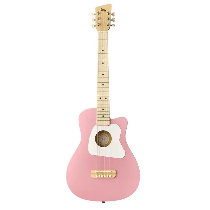 Pro Acoustic Guitar VI Pink Kindergitarre