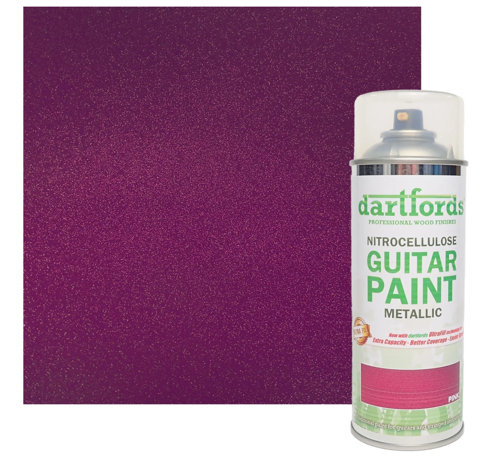Nitrocelluloselack Pink Metallic - 400ml Aerosol