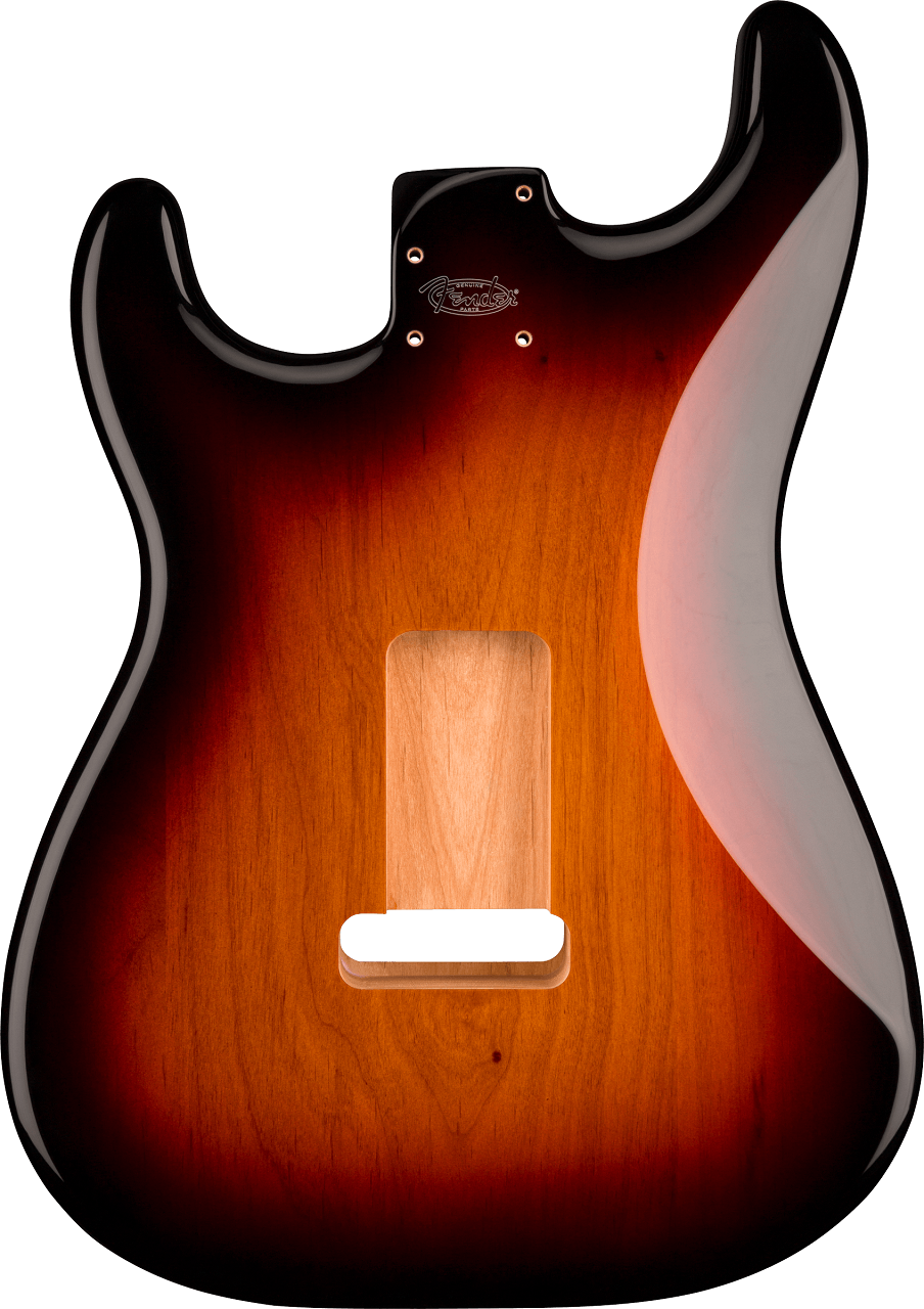 Deluxe Series Stratocaster® HSH, Alder Body, 2-Point Bridge Mount, 3-Color Sunburst 