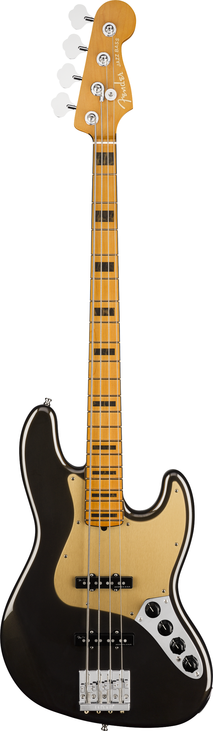 American Ultra Jazz Bass Maple Fingerboard Texas Tea