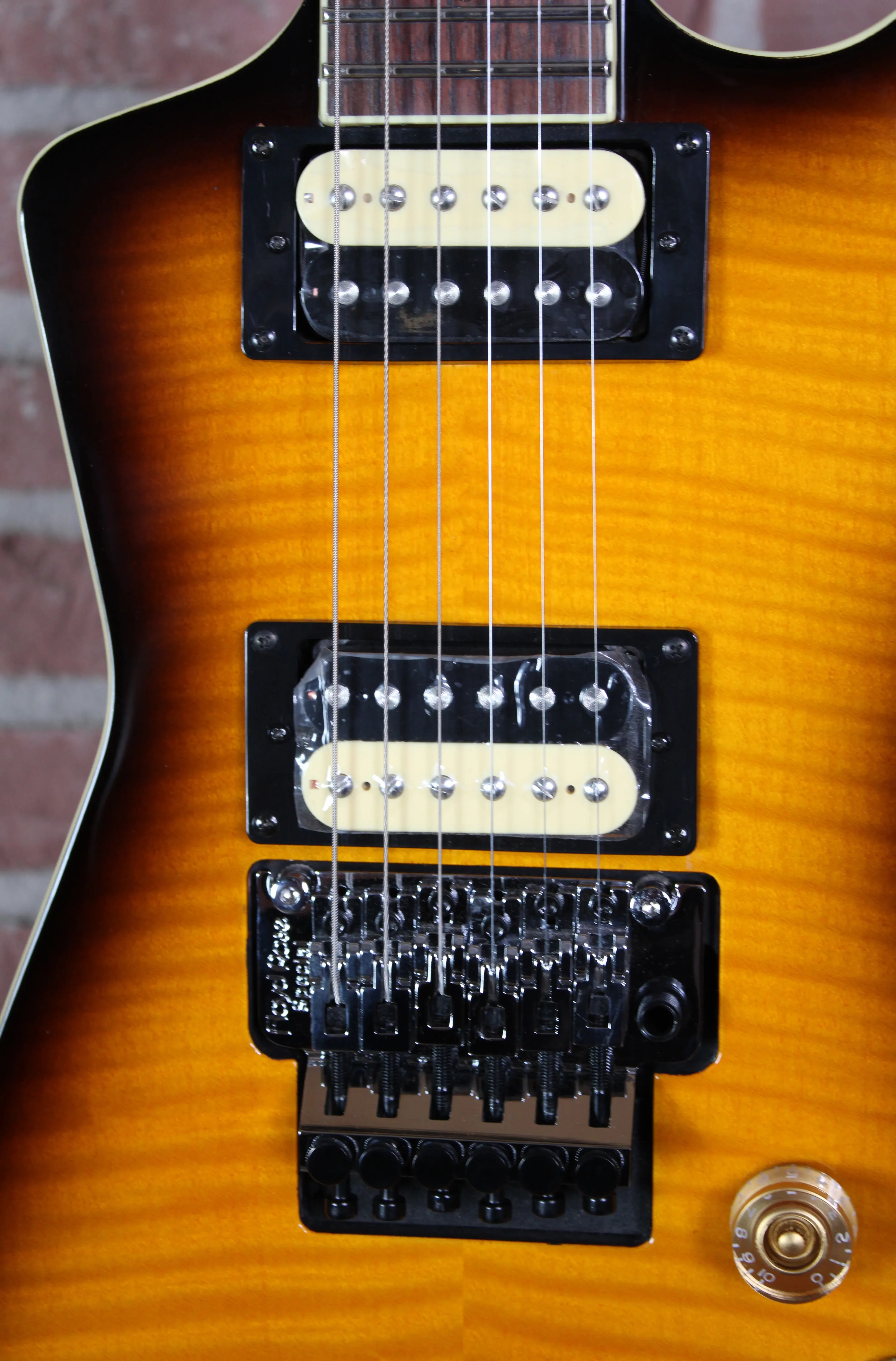 Dean Guitars ML 79 Floyd Flame Top - Korpus mit Bridge und Pickups