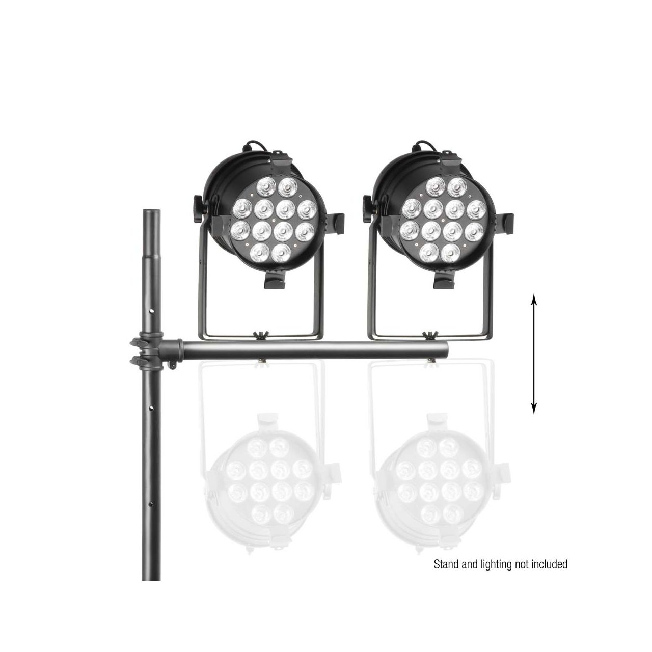 CROSSBAR 1
Stativ-Seitentraverse für bis zu 4 Scheinwerfer