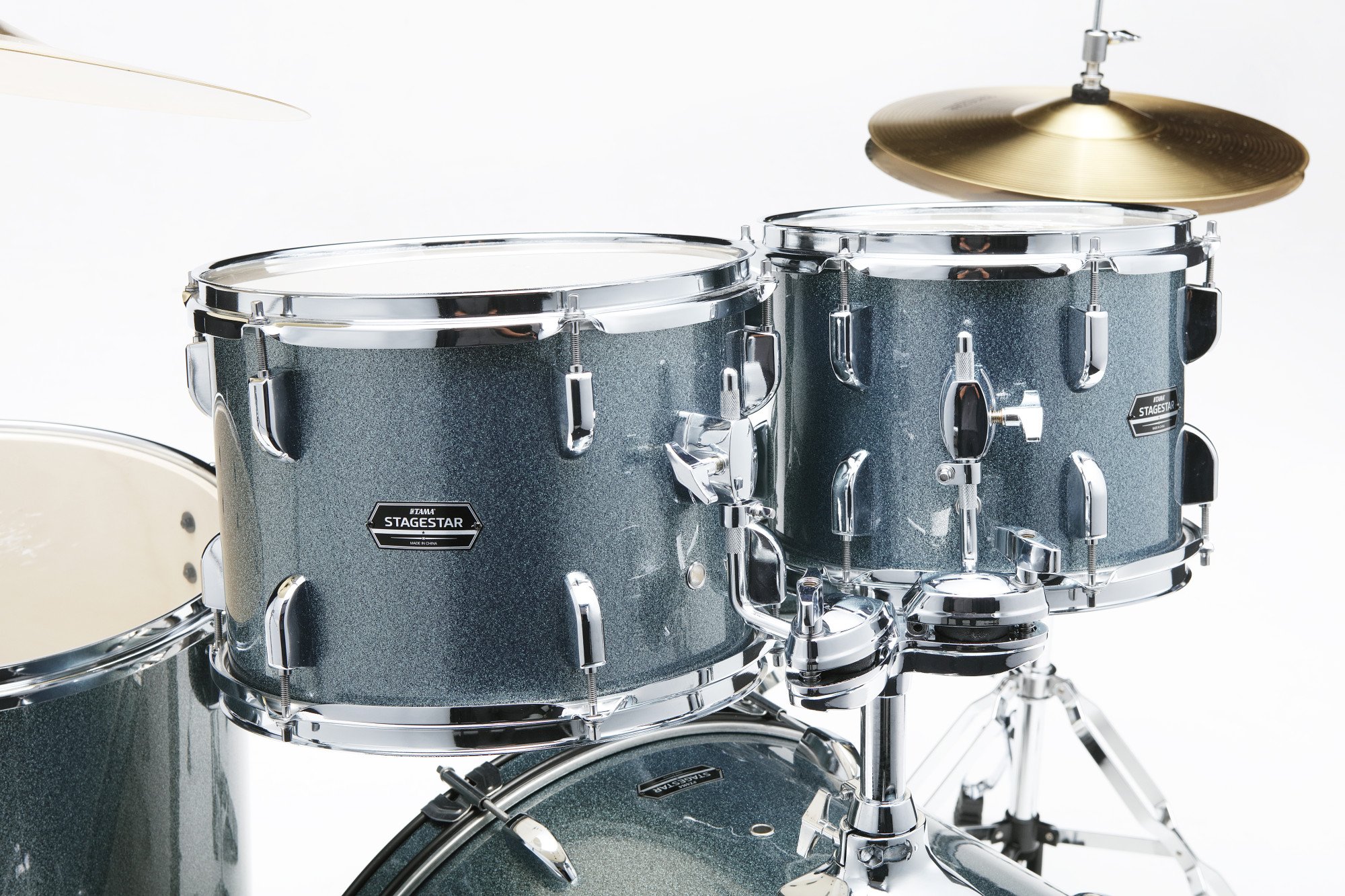 Stagestar 22 Drumkit 5 teilig - Sea Blue inkl. Hardware & Meinl Cymbal Set