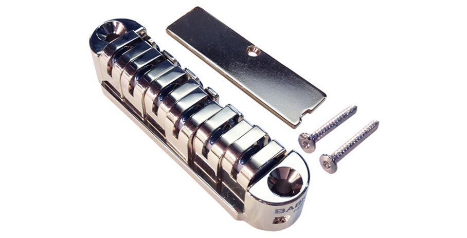 FCH OEM Tune-O-Matic Arched Plate (LP Style) - Chrome
