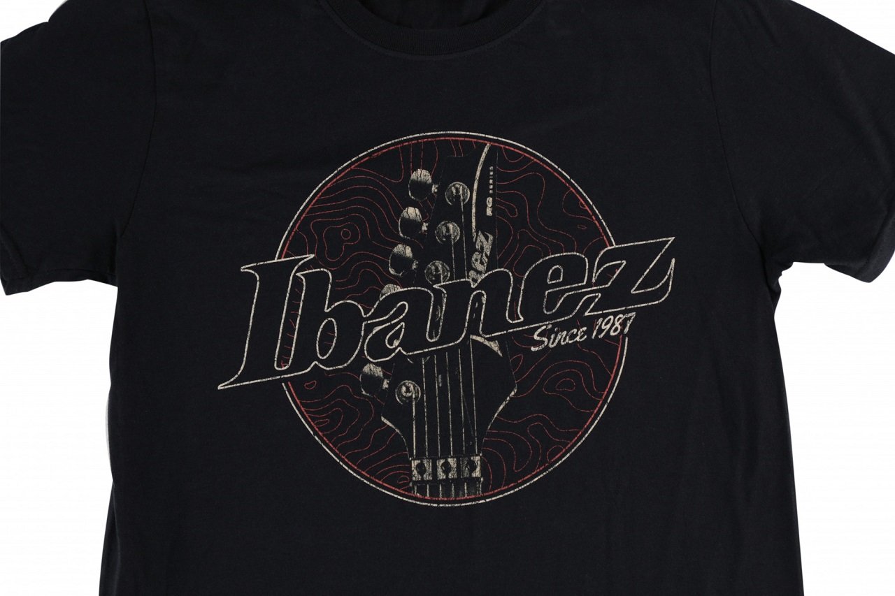 Headstock T-shirt Black - S