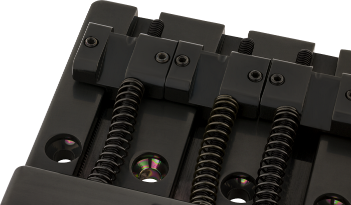 Fender HiMass 4-String Bass Bridge Assembly Black