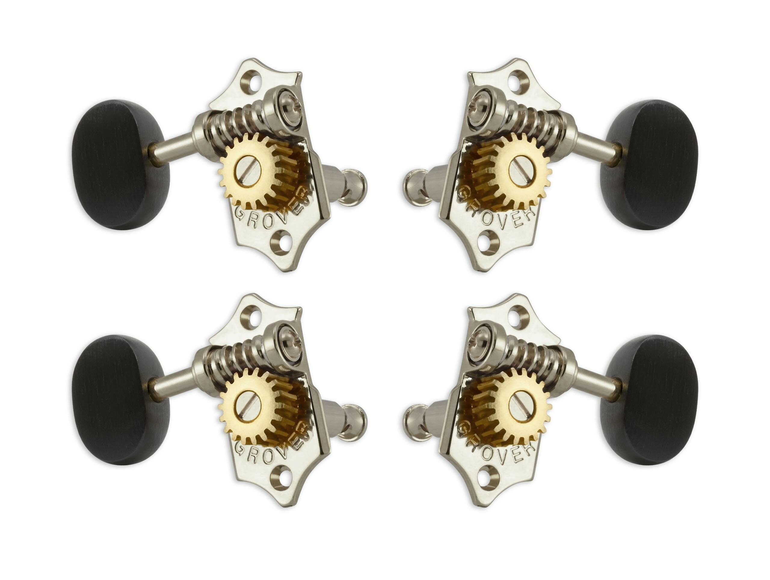 U98-18NE  Sta-Tite Geared Ukulele Pegs 4 pcs. Nickel