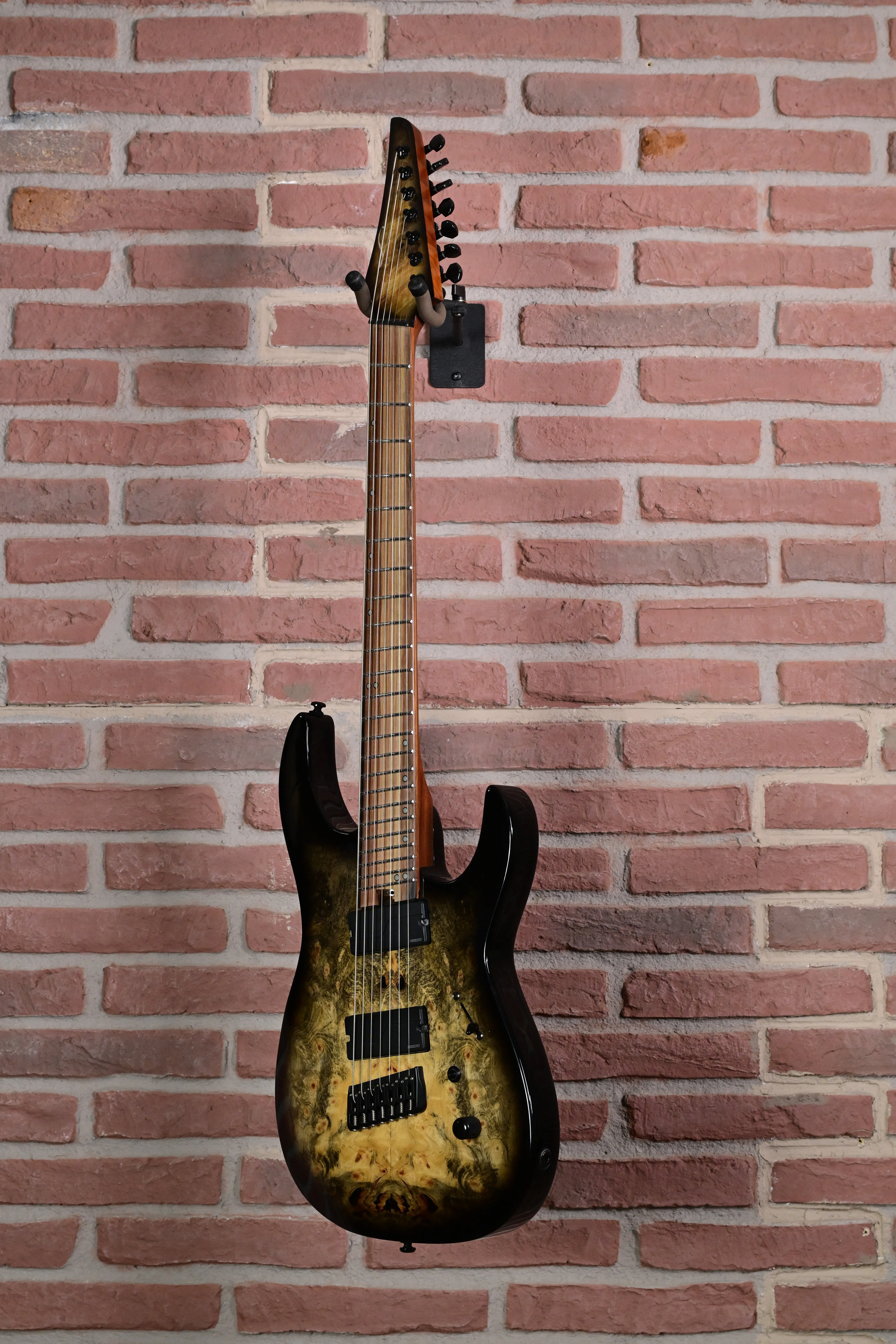 Ninja Overdrive 7-String Multiscale Jupiter Burst E-Gitarre
