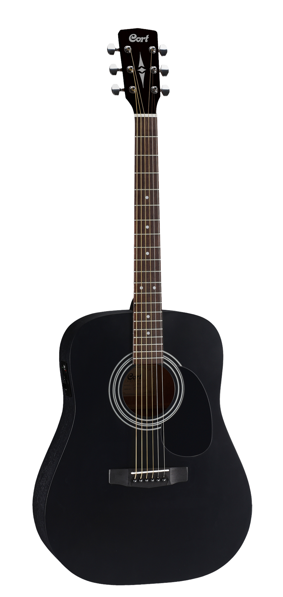 AD810 Westerngitarre Black Satin