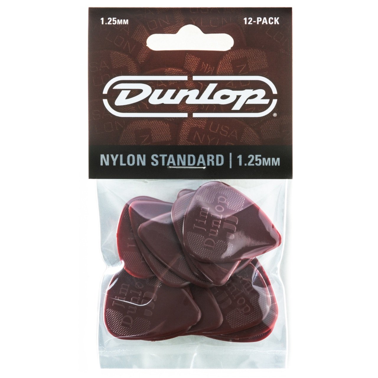 Nylon Standard Picks 1.25 mm Player's Pack 12 pcs.