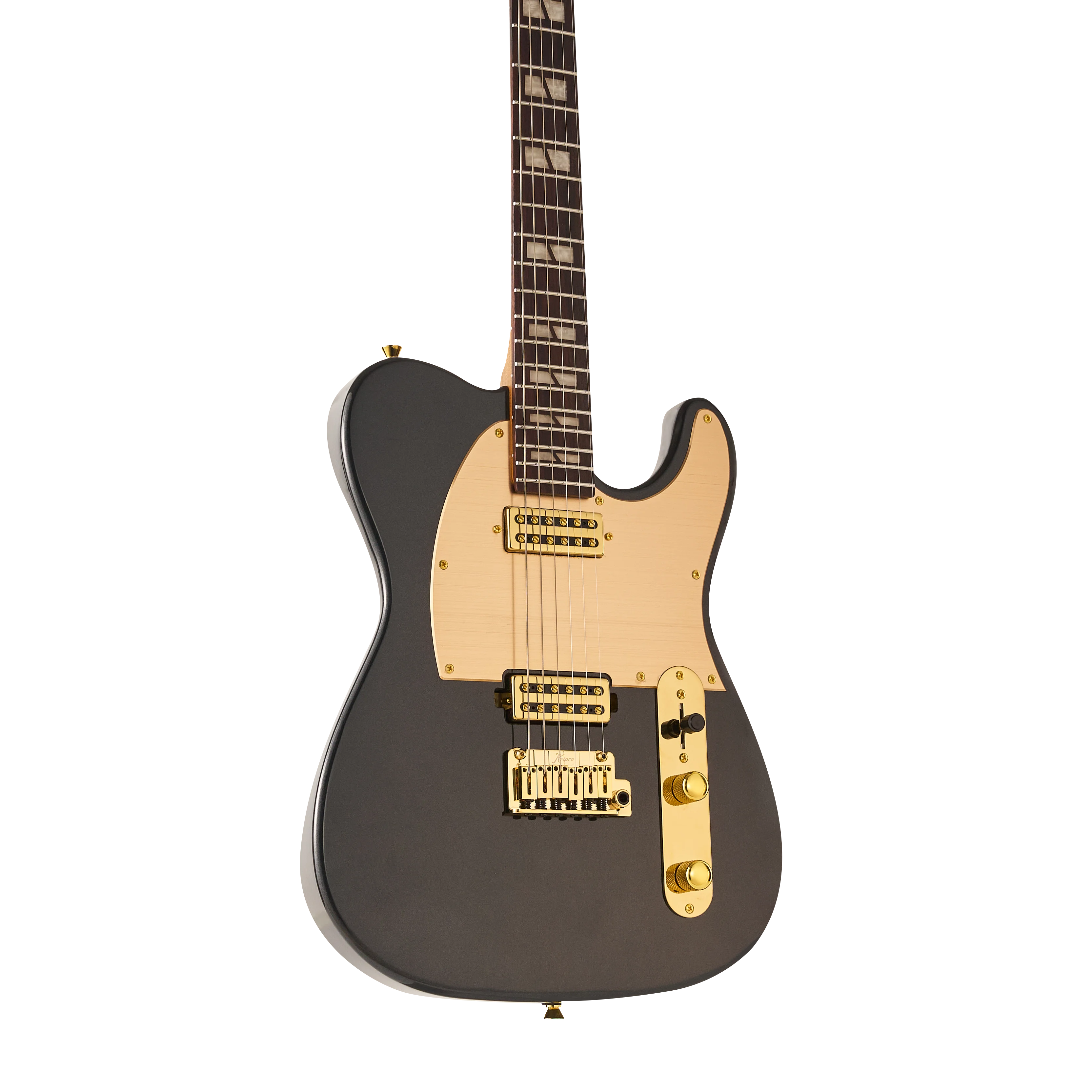 KT-Standard Gold HH Rosewood Pearl White E-Gitarre