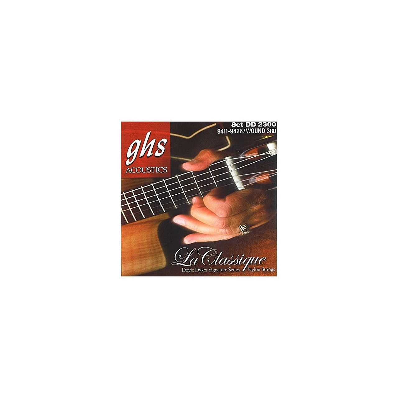 Doyle Dykes Signature - Classical Guitar String Set, Tie-On, wound 3rd G-String