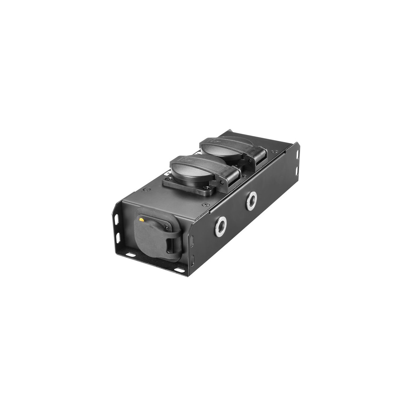 Stromverteiler 2 x IP54 + Schwarz & Gelb Power I/O
