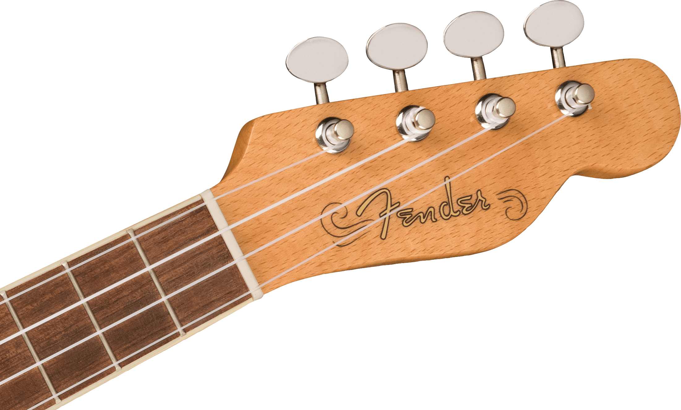 Fullerton Tele® Uke, Walnut Fingerboard, White Pickguard, Lake Placid Blue