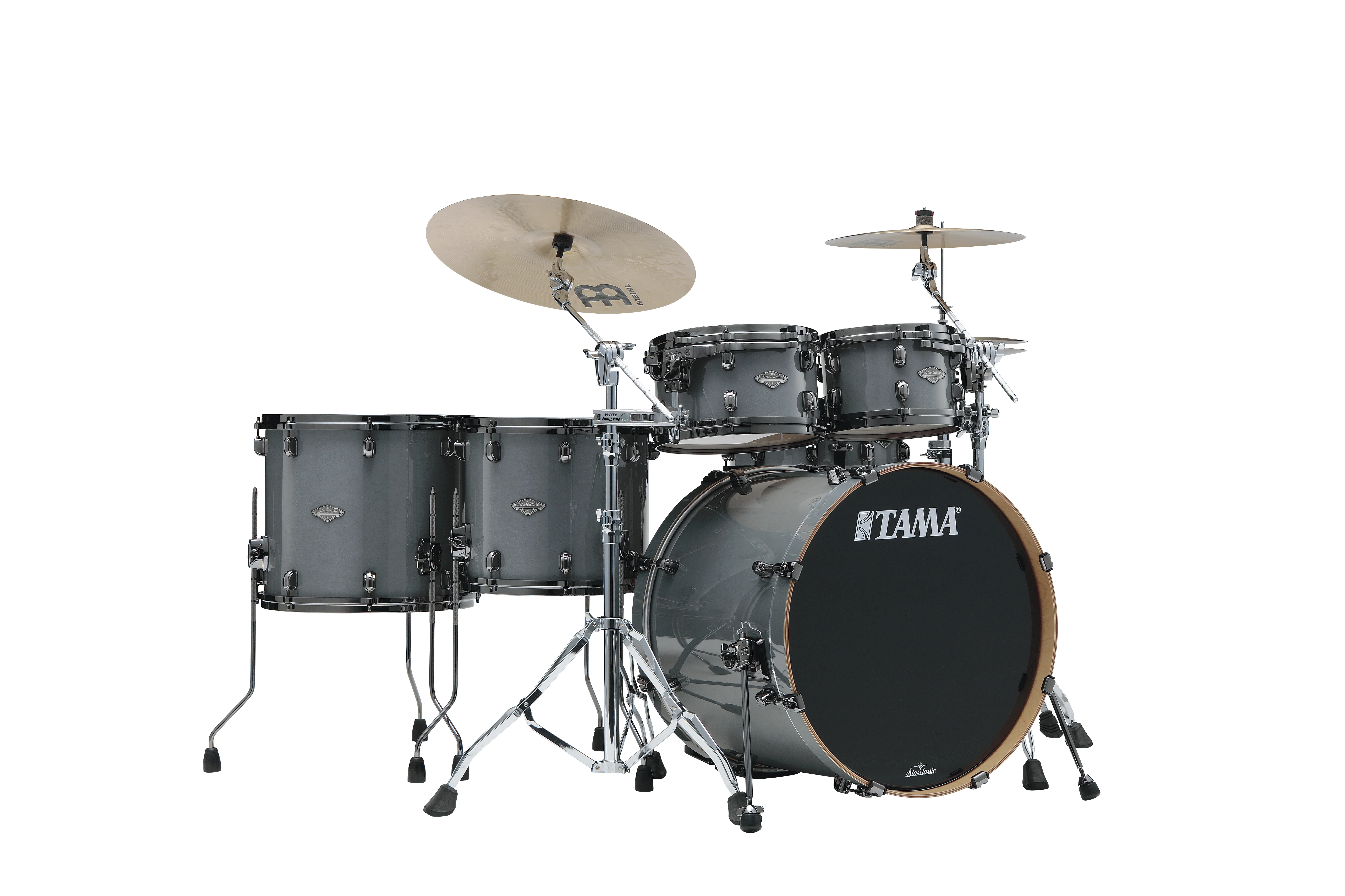 Starclassic Performer Shell Kit 5 teilig - Smoky Gray Black Nickel HW