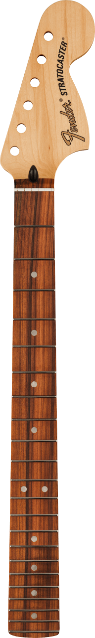 Deluxe Series Stratocaster Neck, 12" Radius, 22 Jumbo Frets, Pau Ferro Fingerboard