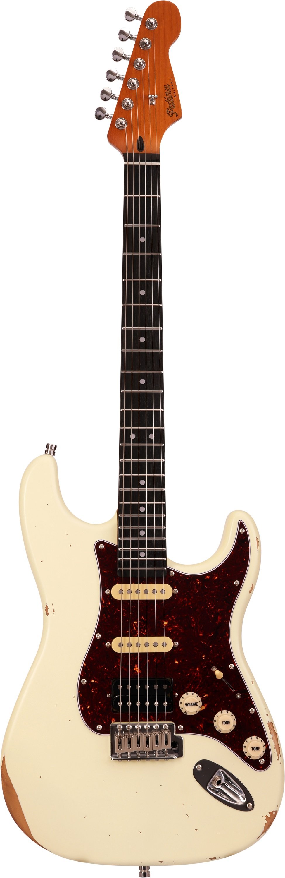 PS-7 OW R Olympic White Relic E-Gitarre
