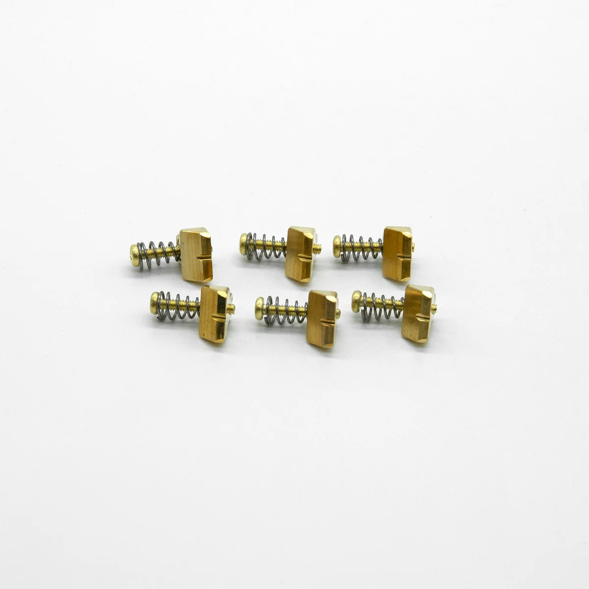 Messingteile, Druckfedern, Metallbeschläge, Goldfarben, Ersatzteile