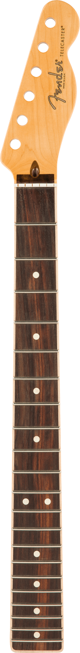 American Channel Bound Telecaster Neck, 21 Med Jumbo Frets, Rosewood