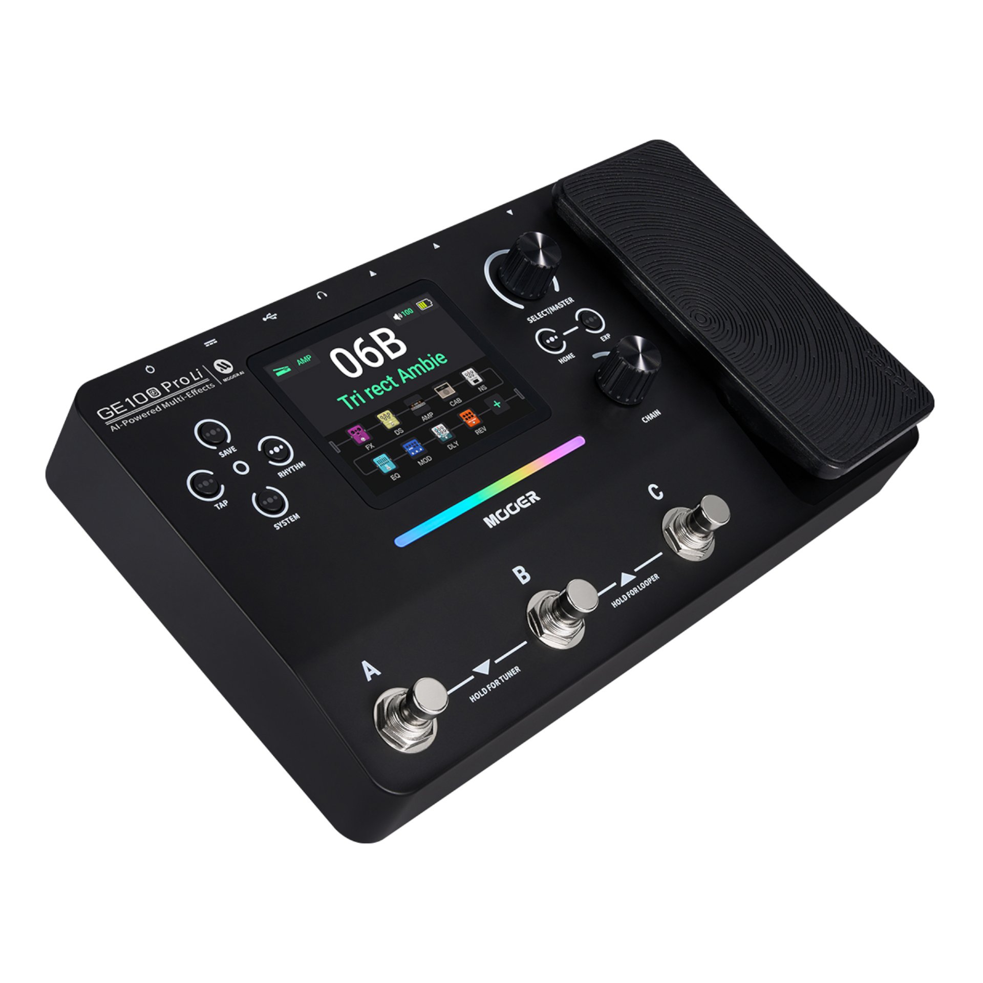 GE 100 PRO Li Guitar Multi FX Processor