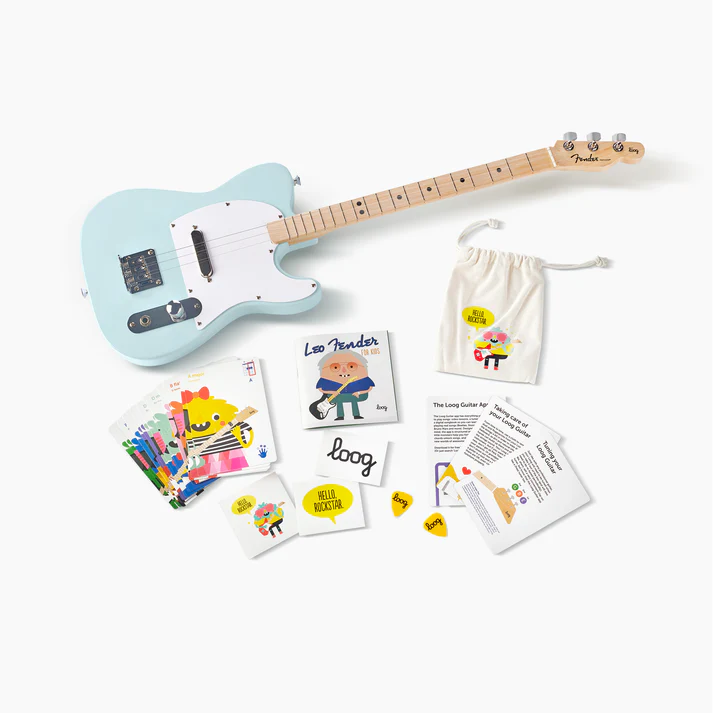 X Fender Telecaster Sonic Blue 3-saitige E-Gitarre