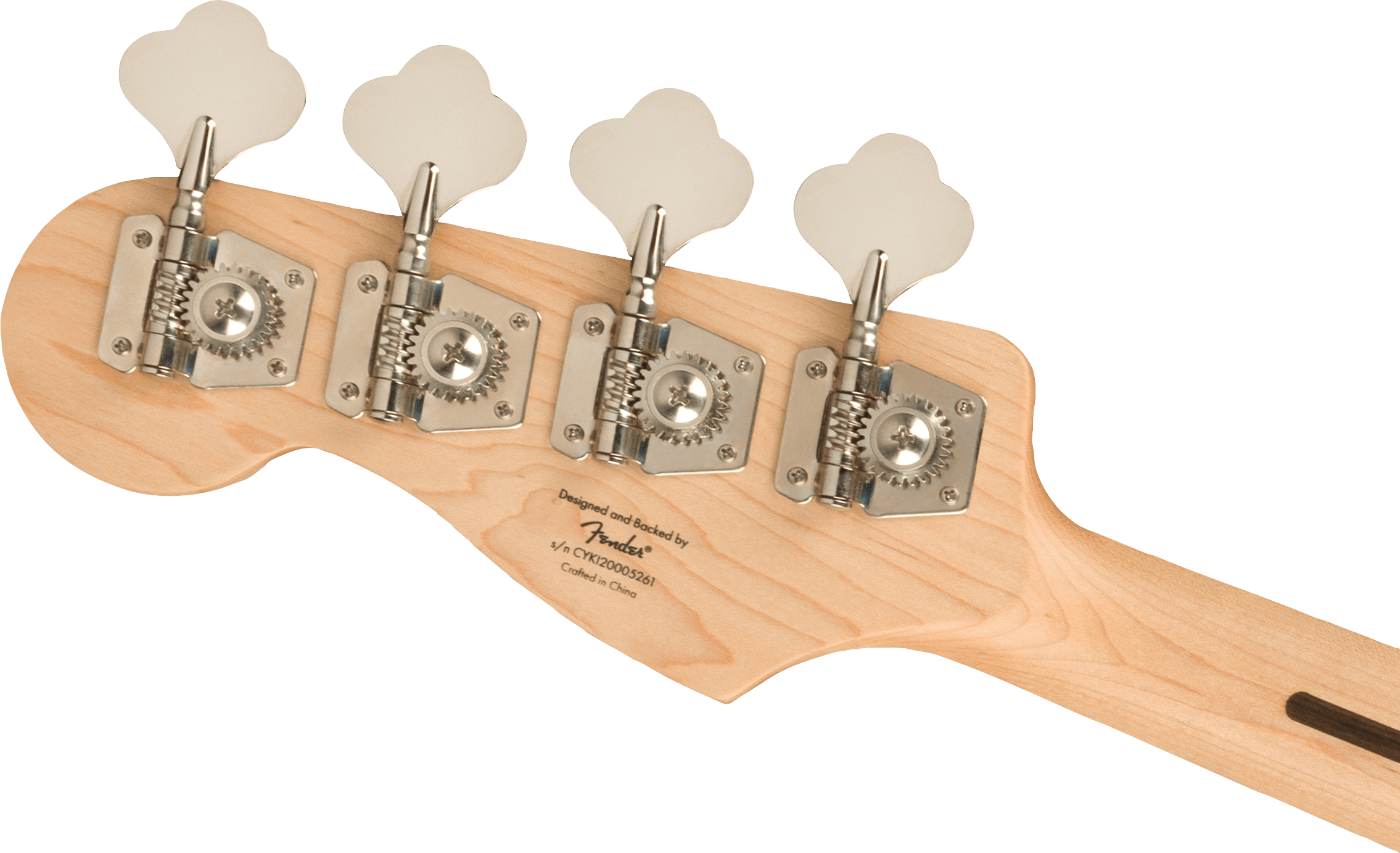 Affinity Series™ Jaguar® Bass H, Maple Fingerboard, Black Pickguard, Black