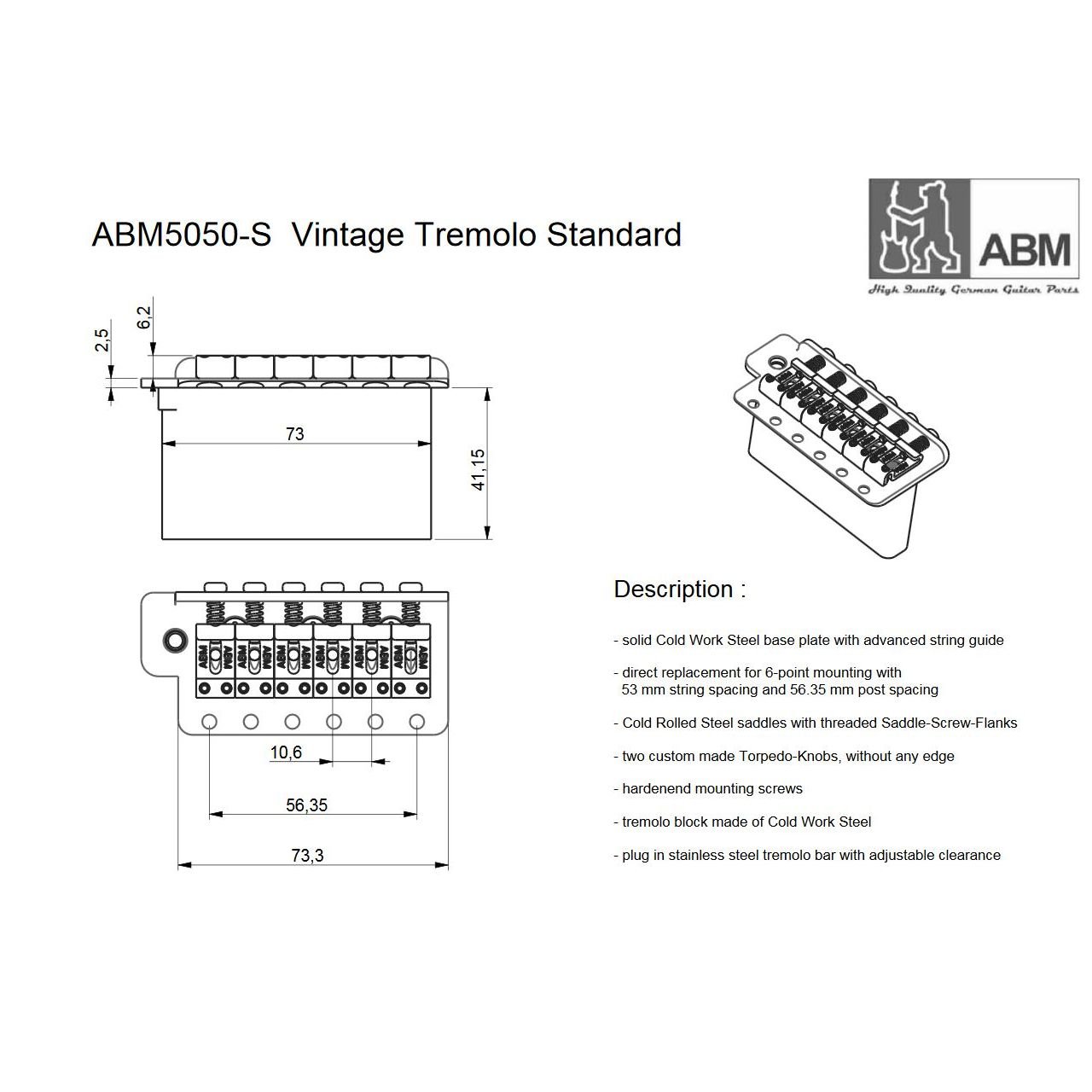 5050-S Vintage Tremolo, aged