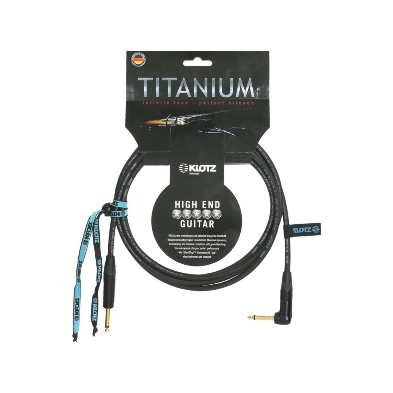 Titanium Winkel-Instrumentenkabel 3m