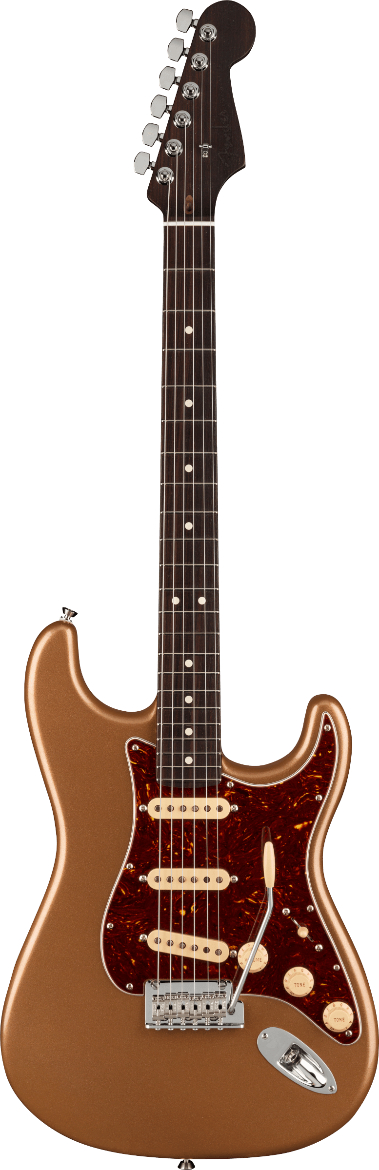 DE American Professional II Stratocaster® Firemist Gold, Rosewood Neck