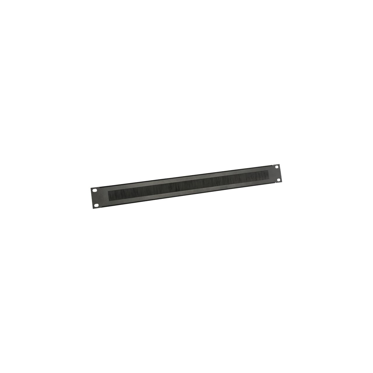 19" Parts 87221 BRUSH - Rackblende 1 HE Stahl mit Bürstenleiste