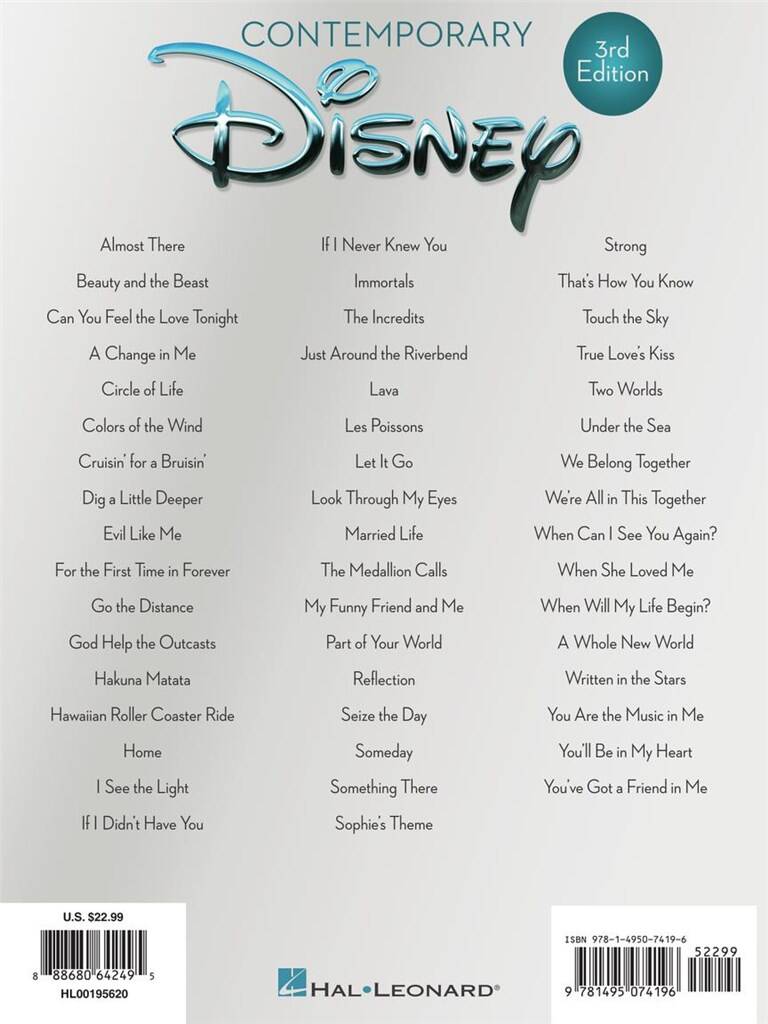 Contemporary Disney 3RD Edition