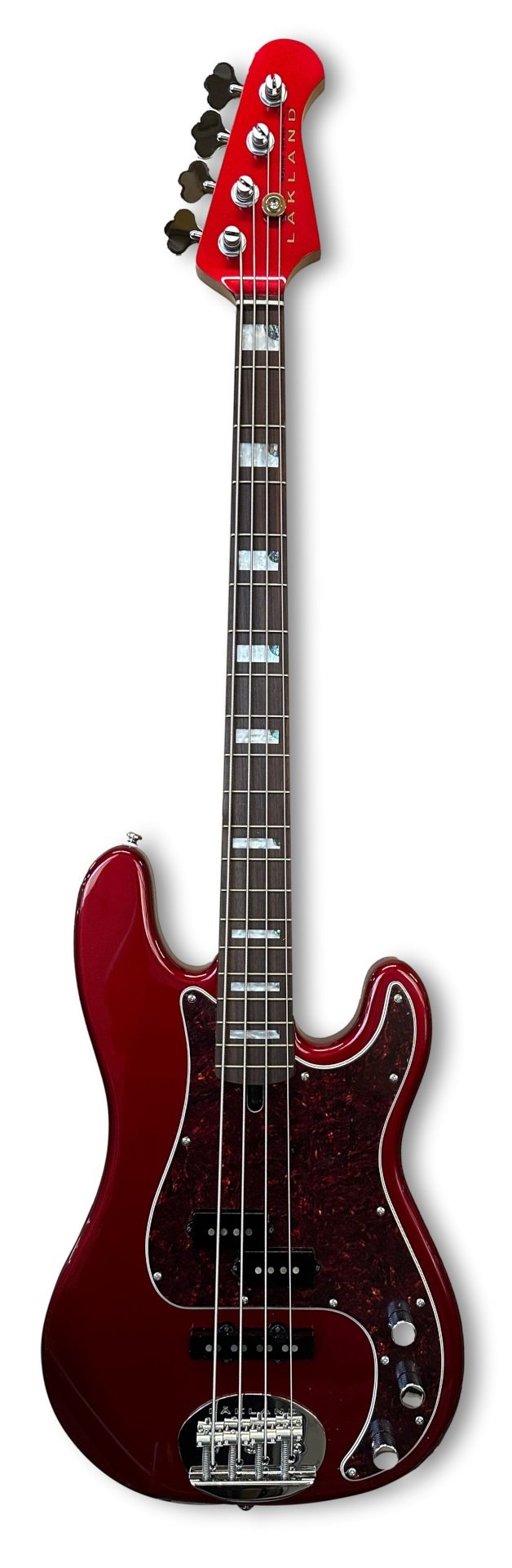 Skyline 44-64 Custom Bass, 4-String - Candy Apple Red Gloss