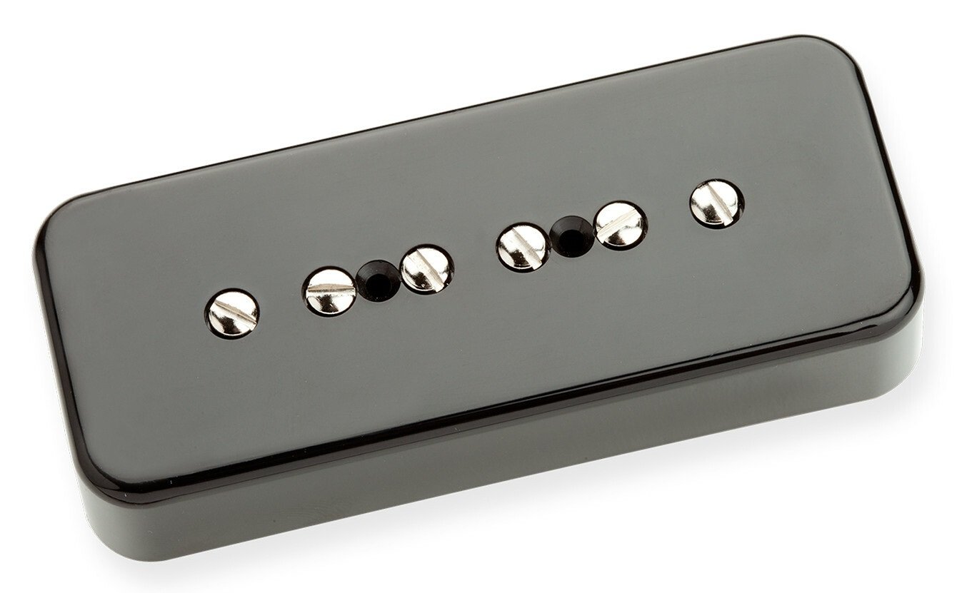 SP90-3b - Custom P90 Soapbar, Bridge Pickup - Black