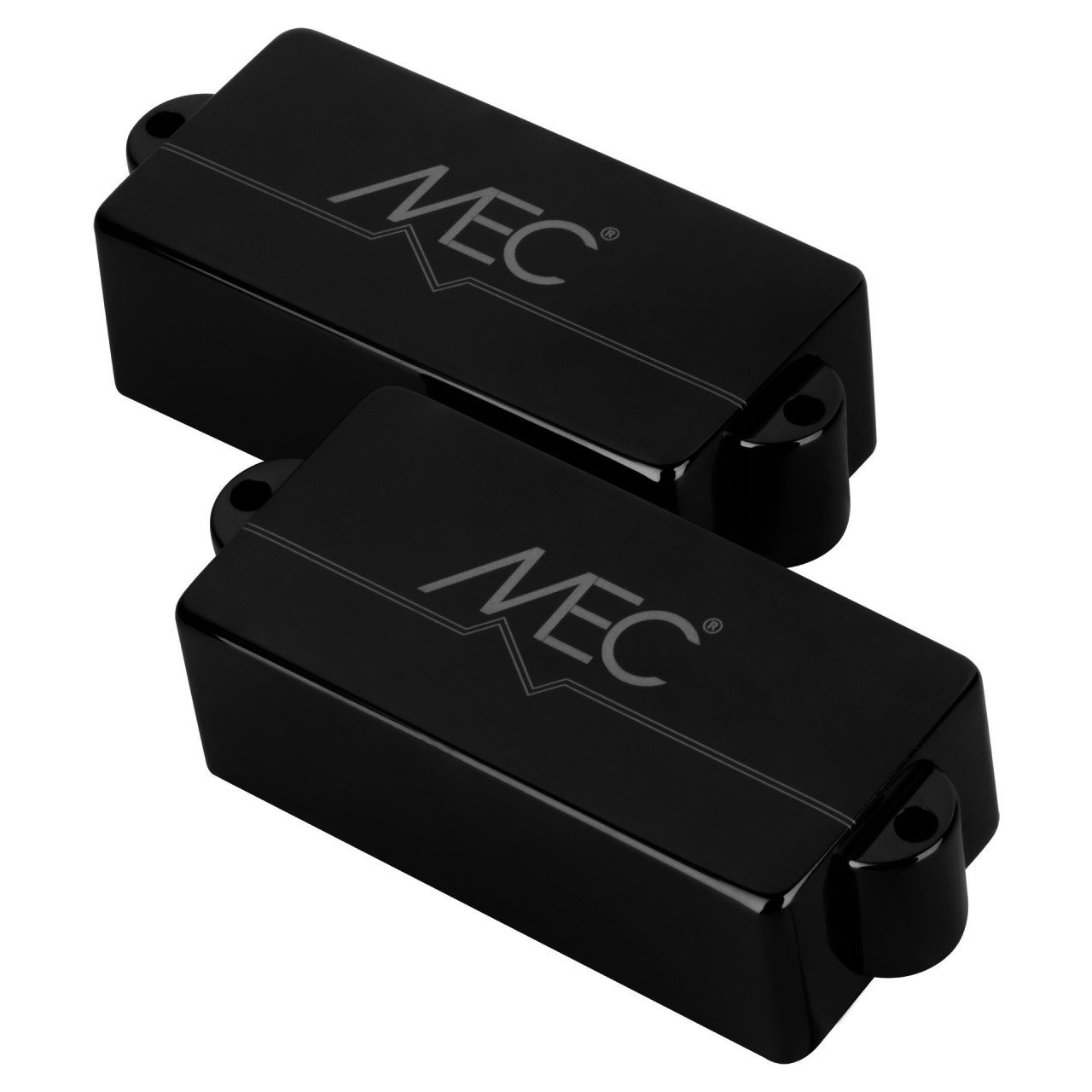Active P-Style Bass Pickup, Metal Cover, 4-String - Black Chrome