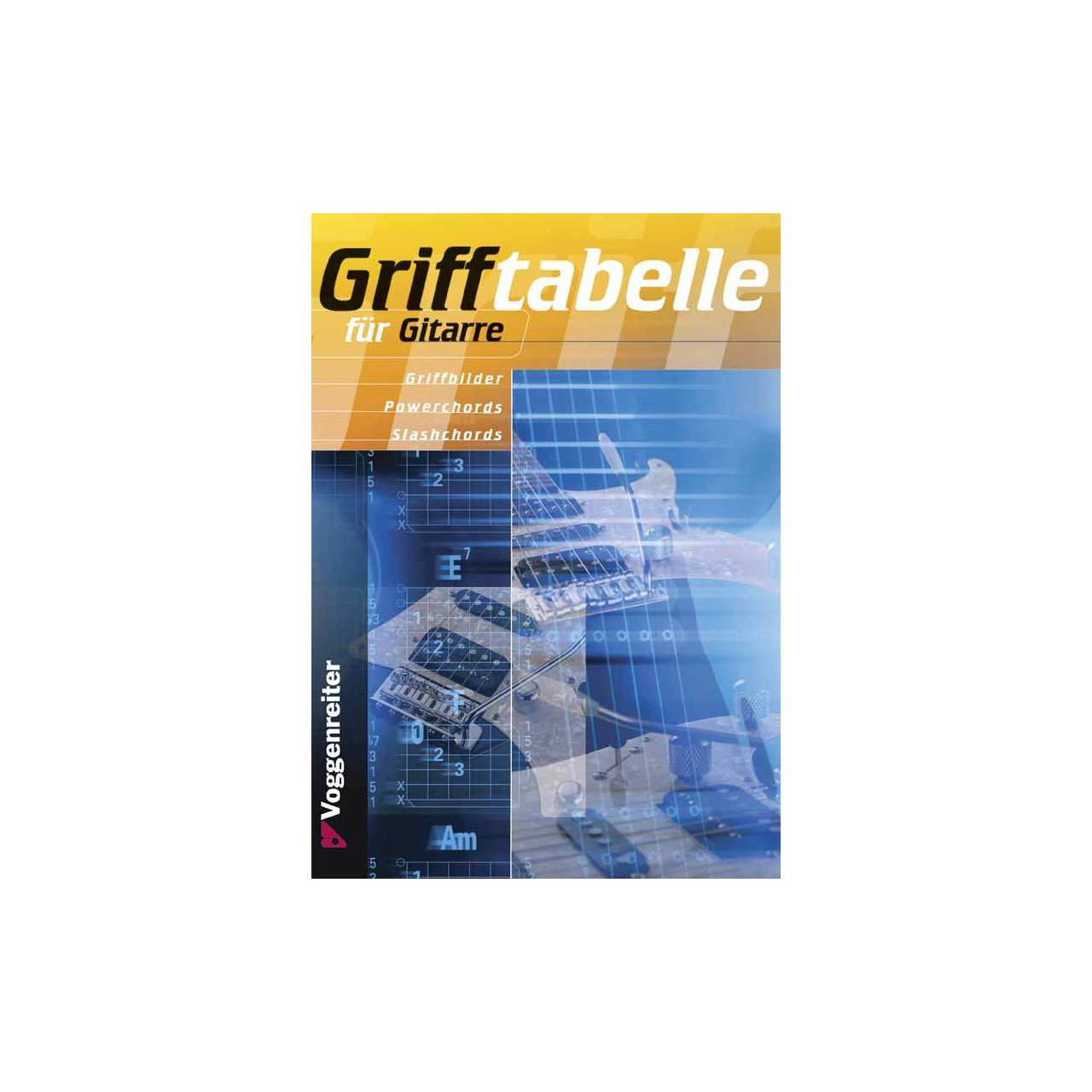 Grifftabelle für Gitarre
