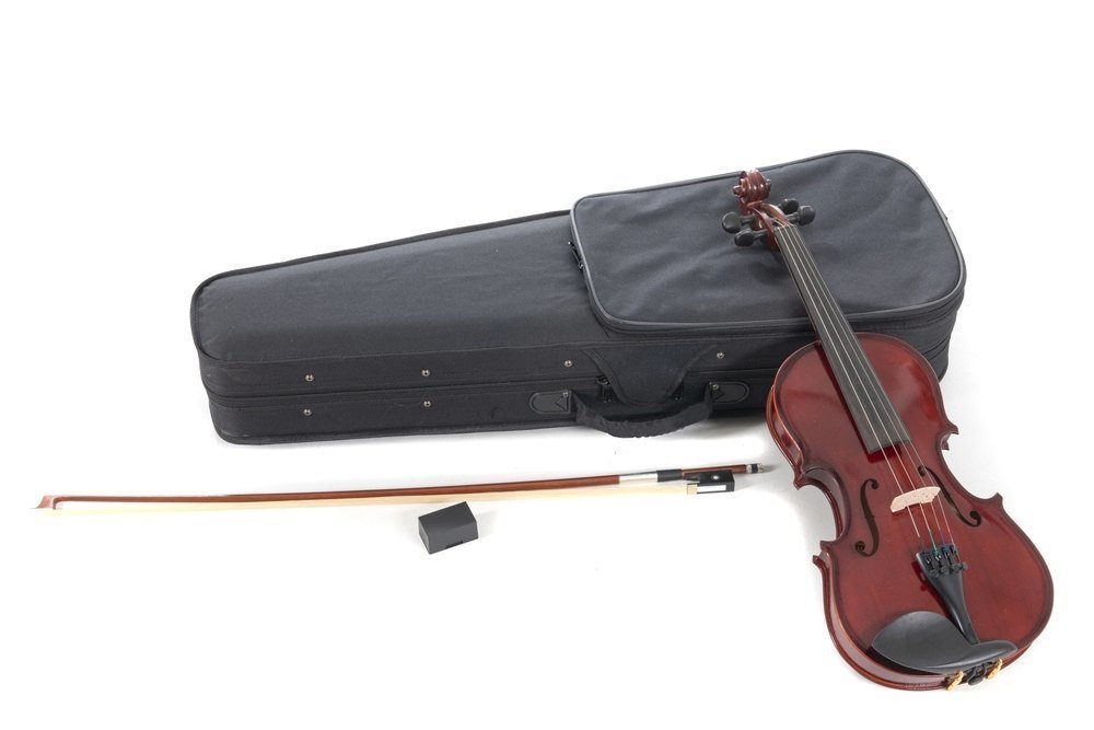 Violingarnitur Hartholz 1/4 ungeflammt